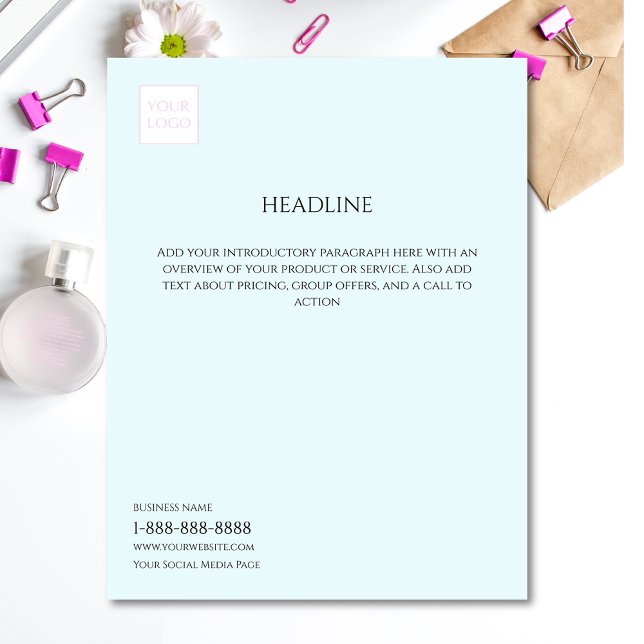 Minimal für das Logo "Pale Blue Business Marketing (Von Creator hochgeladen)