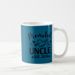 Minimal geförderter Onkel Est 2026 Geschlecht Kaffeetasse