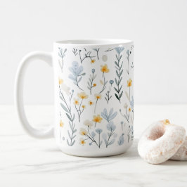 Minimal Gentle Colorful Garden Wildblumen Kinderzi Kaffeetasse