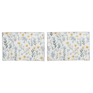 Minimal Gentle Colorful Garden Wildblumen Kinderzi Kissenbezug