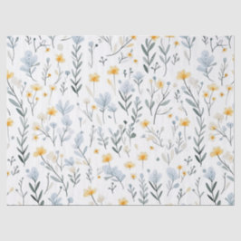 Minimal Gentle Colorful Garden Wildblumen Kinderzi Seidenpapier
