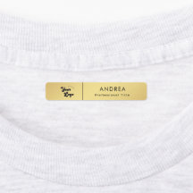 Minimal Gold Business Company Logo Name des Mitarb