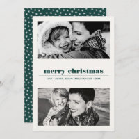 Minimal grafisch | Grün frohe Weihnachten 2 Foto