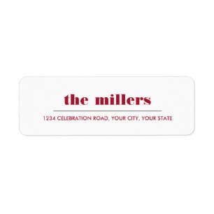 Minimal grafisch   Ruby Red Hipster