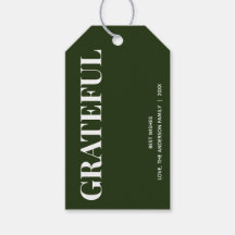 Minimal GRATEFUL | Waldgrüne Feiertage