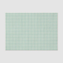 Minimal Green Tartan Kariert Gingham Weihnachten Seidenpapier