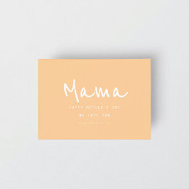 Minimal handschriftlich Elegant Moderner Muttertag Karte