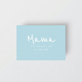 Minimal handschriftlich Elegant Moderner Muttertag Karte
