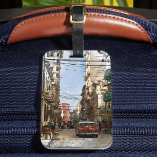 Minimal Havana Kuba Vintag Retro City Gepäckanhänger