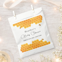 Minimal Honey Bumblebee Boy Baby Dusche Geschenktütchen