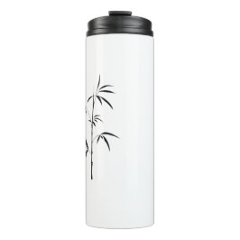 Minimal Japanese Bamboo Thermosbecher