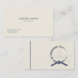 Minimal Japanese Business Card  Visitenkarte
