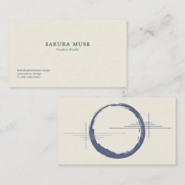 Minimal Japanese Business Card  Visitenkarte
