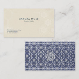 Minimal Japanese Kamon Business Card – Modern  Visitenkarte