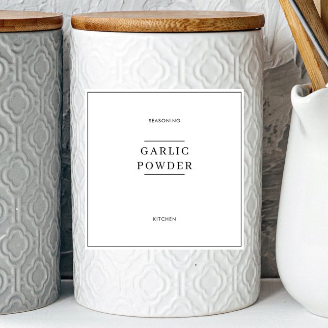 Minimal Kitchen Pantry Jar Labels (Von Creator hochgeladen)