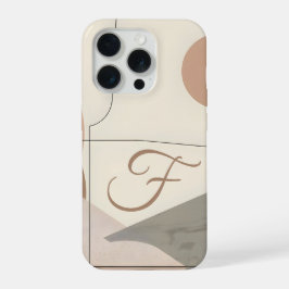Minimal Letter F Phone Case – Calm Aesthetic Desig iPhone 15 Pro Hülle