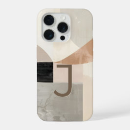 Minimal Letter J Phone Case – Calm Aesthetic Desig iPhone 15 Pro Hülle