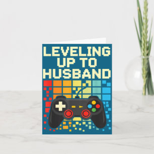 Minimal Leveling Up Ehemann Lustiges Video Karte
