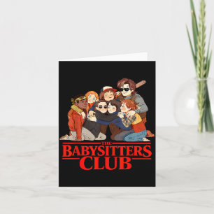 Minimal lustiger Babysitter-Club Karte