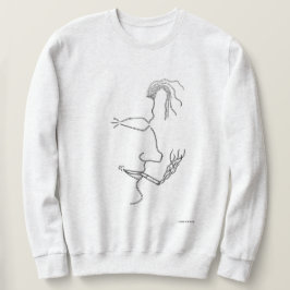 Minimal Man - tragbare Kunst Sweatshirt