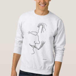 Minimal Man - tragbare Kunst Sweatshirt