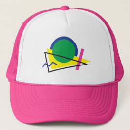 Minimal Memphis Truckerkappe