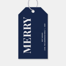 Minimal MERRY | Marineblauer Feiertag