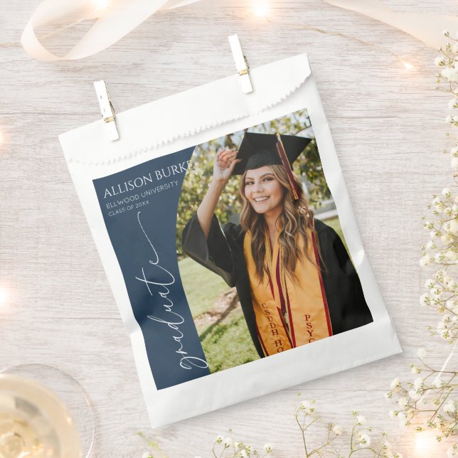 Minimal Minimalist Photo Arch Graduation Geschenktütchen (Ausgeschnitten)