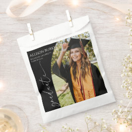 Minimal Minimalist Photo Arch Graduation Geschenktütchen