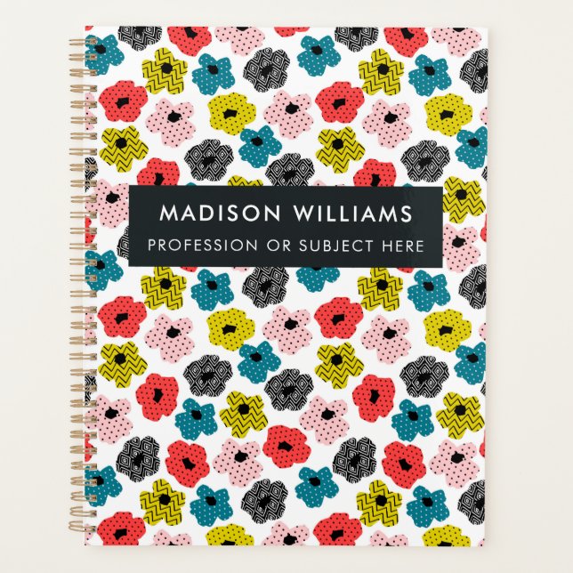 Minimal Modern Blume Planer (Vorderseite)