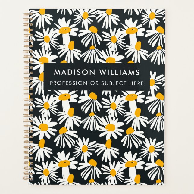 Minimal Modern Blume Planer (Vorderseite)