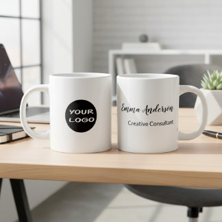 Minimal Modern | Ihr Logo Jumbo-Tasse