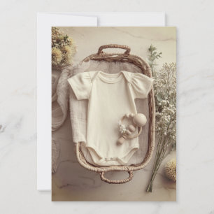 Minimal & Modern Streusel   Einfach & Süß Einladung