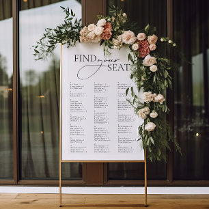 Minimal moderne Alphabetische Hochzeitssattelkarte Fensteraufkleber
