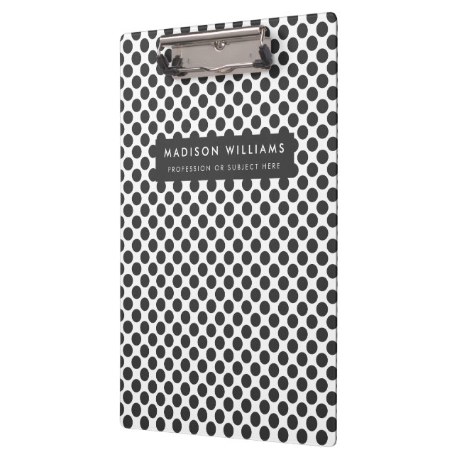 Minimal moderne Dot-Zwischenablage Klemmbrett (Links)