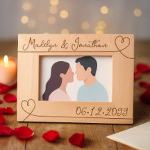 Minimal moderne Herzen Hochzeiten Valentinstag Nam