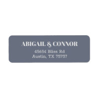 Minimal moderne Soft Gray Blue Lavender Typografie