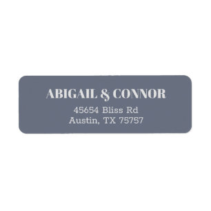 Minimal moderne Soft Gray Blue Lavender Typografie