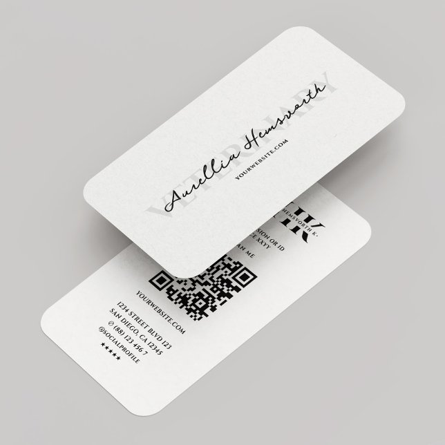 Minimal moderne tierärztliche Pflege Weiß Visitenkarte (Minimal Modern Veterinarian Pet Care White Business Card
)