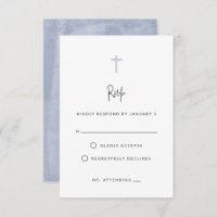 Minimal moderne Wasserfarbe Handgeschriebene blaue