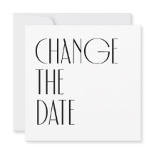 Minimal Modernes Art Déco Hochzeitstag