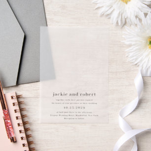 Minimal Modernes Foto Hochzeit