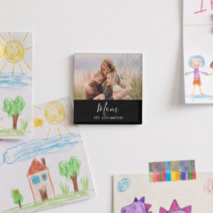 Minimal Mom Gegründet Muttertags-Geschenkmagnet Magnet