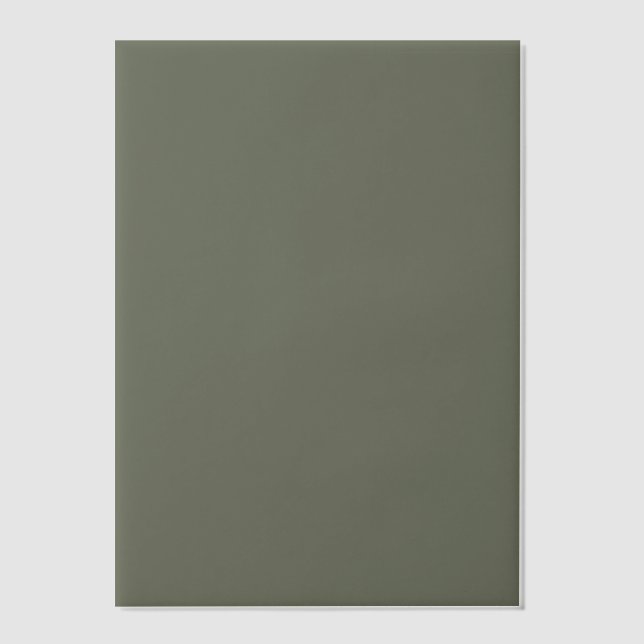 Minimal Moss Green Vellum Overlay - individuell ei (Vorderseite)