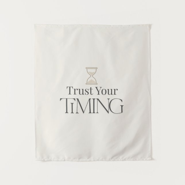 Minimal Motivational Wall Tapestry Wandteppich (Vorderseite)