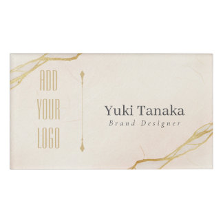 Minimal Name Badge | Elegant Magnetic Acrylic Name Namenschild