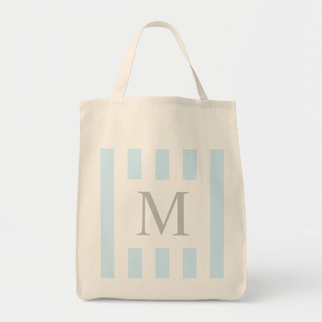 Minimal Nautic Style Tote Bag Tragetasche (Vorne)