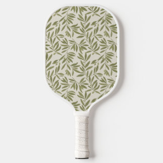 Minimal Olive Branch Pattern Pickleball Schläger
