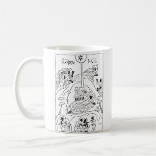 Minimal-Orthodoxe Krippe Kaffeetasse
