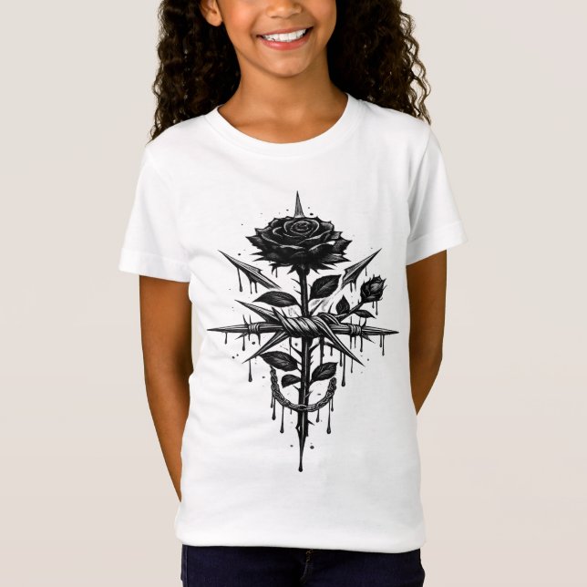 Minimal Paris Stripe Aesthetic T-Shirt (Vorderseite)